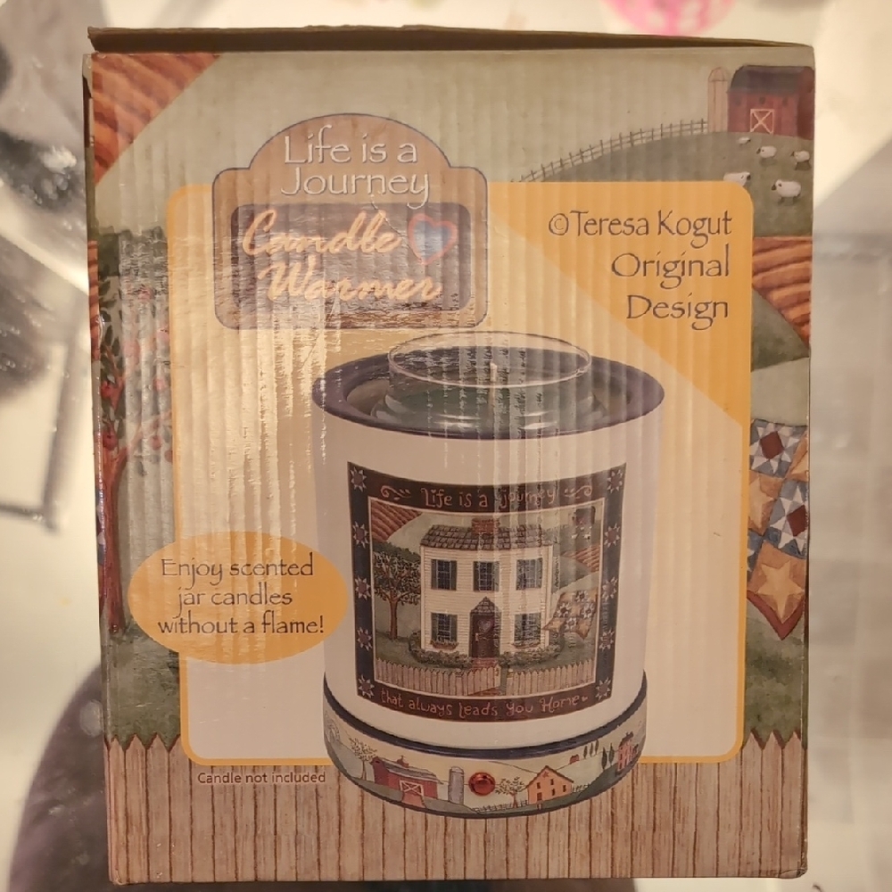 Life Is A Journey Candle Warmer (Elegant Decor)